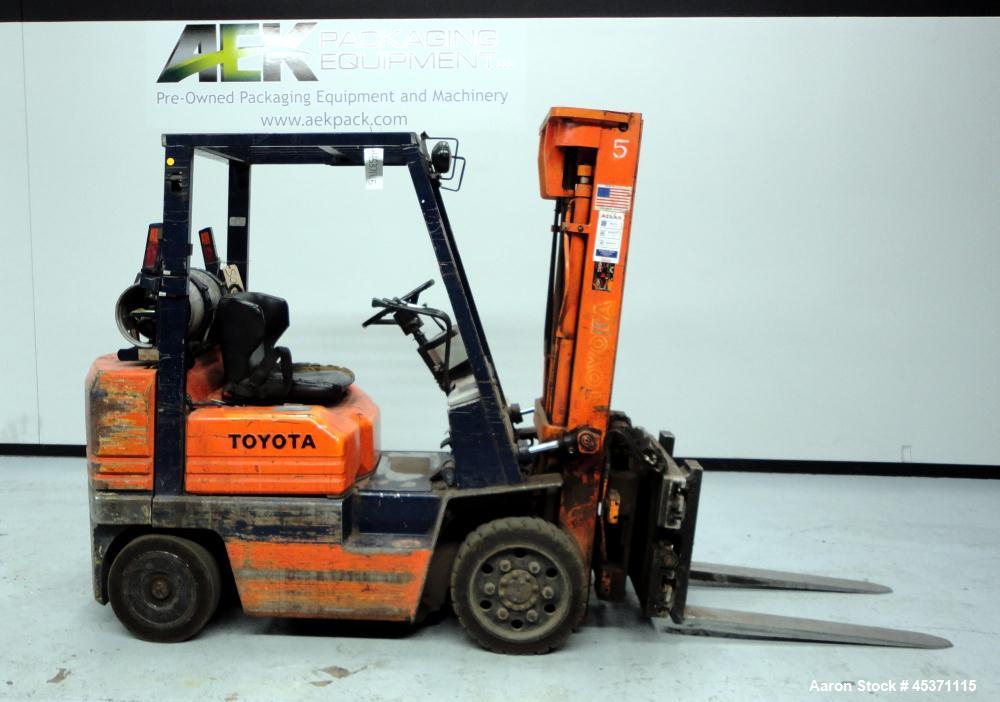 Used Toyota Fork Lift Truck, Model 5FCC25