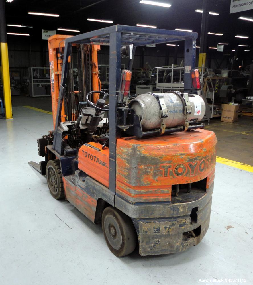 Used Toyota Fork Lift Truck, Model 5FCC25