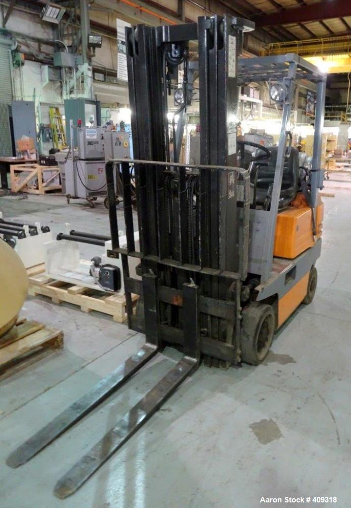 Used-TOYOTA Forklift Model 5FGC15 1995(7263 Hours)