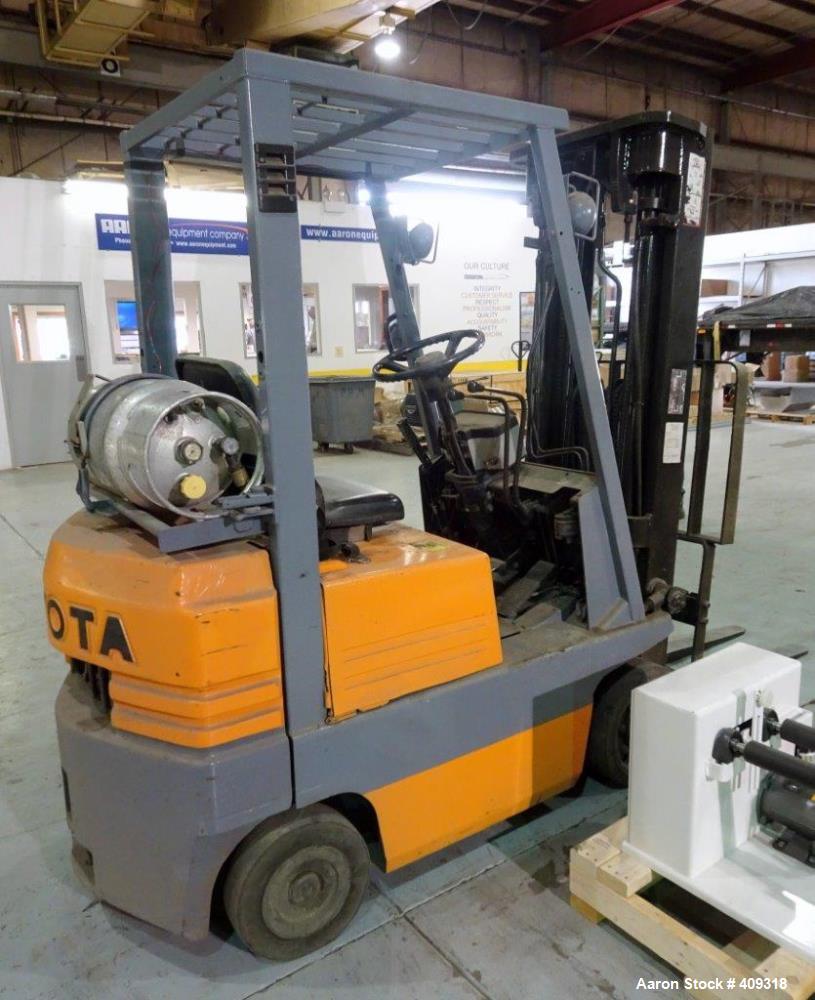 Used TOYOTA Forklift Model 5FGC15 1995(7263 Hours)