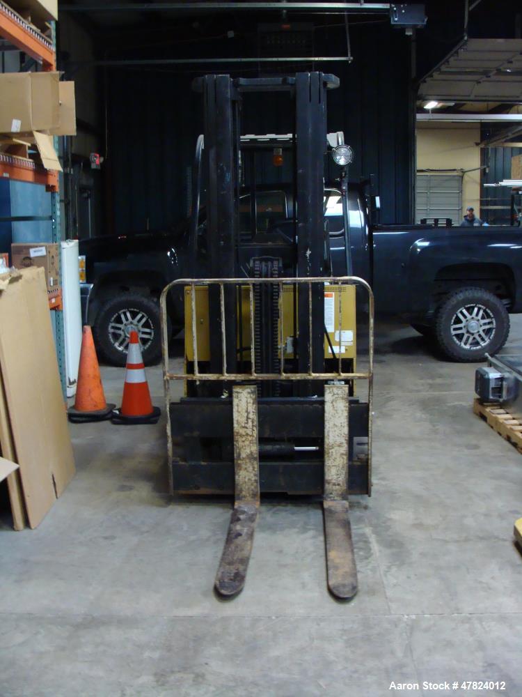 Used- Yale Aprox. 2,000 lb. Capacity 24 V Electric Sit-Down Forklift