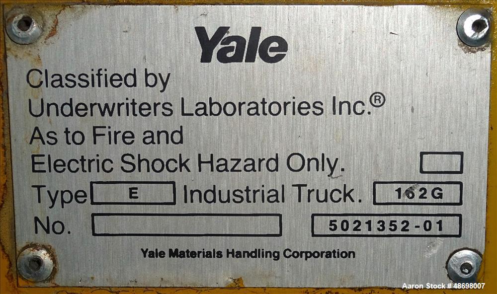 Used Yale Stand Up Forklift Model NR040ADNS24TE