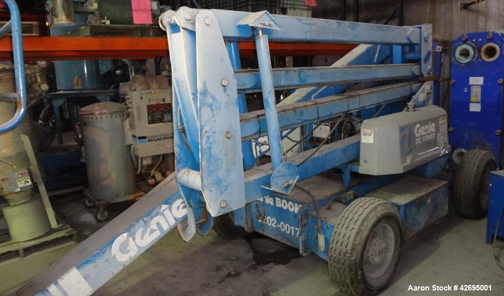 Used Genie Articulating Boom Lift, Model Z-45/22DC, 500 lb capacity.  Serial #Z45-2345, year 1995, 912.7 hours.