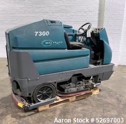 Used- Tennant 7300 EC-H20 Floor Scrubber. 57 Gallon solution tank, 74 gallon recovery tank. 4.6 motor, up to 5.5mph forward ...