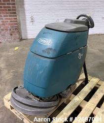 Used- Tennant Floor Scrubber, Model T3 20". 20" diameter scrubbing pad driven by a 1hp brush motor, max speed of 230rpm. 10....