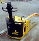 Used Big Joe Electric Walk Behind Pallet Truck, Model WPT-40-48. Lifting capacity 4000 pounds at 24” load center. 24 Volt. Fork length 48”, fork span 27”, raied height 9-1/8”, lowered height 3-1/4”. ...