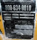 Used Caterpillar 5000 Pound Propane Forklift, Model V50E. Solid tires, double mast, approximate 48