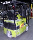 Used Clark Electric Fork Lift/Truck, Model TM15. 9852 Hours. 2575 capacity. 42