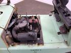 Used Hyster Lift Truck, Model S40F, 4000 Pound Capacity. Double mast, (2) 41-1/2” long  X 4” wide forks. Solid tire, runs on gas. Missing engine cover, and seat.