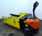 Used Linde XP Walkie Electric Pallet Truck, Model EW60-02/EE.  6000 Pound capacity.  24 Volt.  Includes an MTC Attach-A-Puller battery changer, model ABP-24-V-24, 3000 pound capacity.  Built 2000.