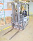 Used Nissan 3-Wheel Electric Forklift, Model 1N1L18V.  2900 lb. Capacity.  Serial # 1N1-720858.