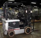 Used- Nissan Electric Fork Lift/Truck, Model MCP1B2L25S. 5613 hour. Maximum 4400 lbs capacity. 42