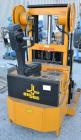 Used Big Joe Electric Walk Behind Reach Truck, Model PDR-20-106. Lifting capacity 2000 pounds at 24’’ center. Lift range 106’’, turning radius from 65’’. Lift speed empty 15’ per minute, loaded 10’ p...