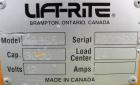 Used Lift-Rite Ergonomic 3000 12 Volt Electric/Manual Portable Scissor Lift, Model RG30E, Carbon Steel. 3000 pound capacity. Fork Width 20.5’’, Fork Length 48’’, Lowered Height 3.25’’, Raised Height ...