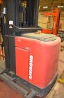 Used Raymond Model 550-0PC30TT, 3,000 Pound Capacity Electric Stand Up Riding Cherry Picker Style Lift 3,000 Pound Capacity Electric Stand Up Riding Cherry Picker Style Lift, 315 in Maximum Elevation...