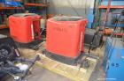 Used Raymond Model 550-0PC30TT, 3,000 Pound Capacity Electric Stand Up Riding Cherry Picker Style Lift 3,000 Pound Capacity Electric Stand Up Riding Cherry Picker Style Lift, 315 in Maximum Elevation...
