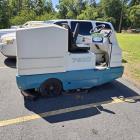 Used Tennant 7400 Industrial Riding Floor Scrubber – 45” Scrub Path | 70 Gal Tank | Recycling | Serial #7400-3850