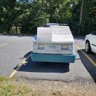 Used Tennant 7400 Industrial Riding Floor Scrubber – 45” Scrub Path | 70 Gal Tank | Recycling | Serial #7400-3850