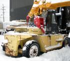 Used- Caterpillar Towmotor, Model V225, 30,000 lbs cap.  Truck Capacity 22,500 Pounds, 24
