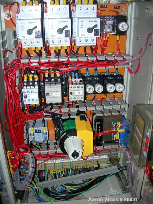 Used Soren Model MS300 Continuous Ice Cream Freezer. Hourly capacities for ice cream are minimum 20 GPH and maximum 80 GPH. Hourly capacities for mix are minimum 88 pounds per hour to maximum 330 pou...