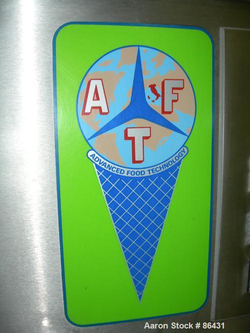 Used Soren Model MS300 Continuous Ice Cream Freezer. Hourly capacities for ice cream are minimum 20 GPH and maximum 80 GPH. Hourly capacities for mix are minimum 88 pounds per hour to maximum 330 pou...