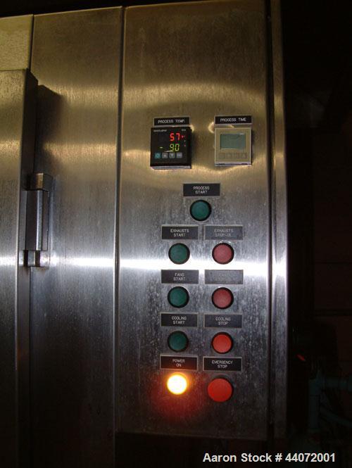 Used Liquid Carbonic Blast Freezer.Hammond and Martini electrical control panel.Double door upright blast freezer to handle two racks at a time.Stainless steel.CO2 or Liquid Nitrogen hookup required.