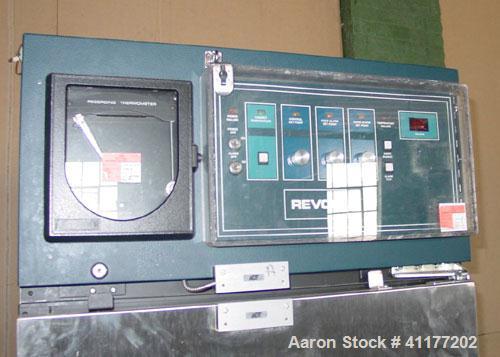 Used Revco Upright Freezer, Model UTL2330-A-N-J, 23.3 Cubic Feet. Temperature range -30 deg C. Internal dimensions 24’’ wide x 28’’ deep x 48’’ tall. Includes a chart recorder, auto defrost (2) galva...
