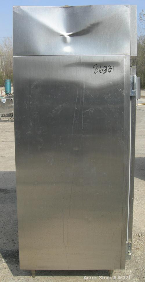 USED: Victory reach-in freezer, model FS-2D-S7, 304 stainless steel. Approximate 45 cubic feet. Inside 48" wide x 26" deep x...