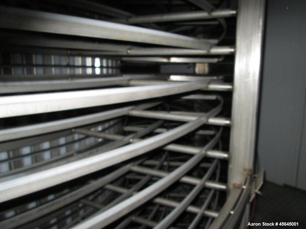 Used Aero Spiral Freezer, food grade constructio
