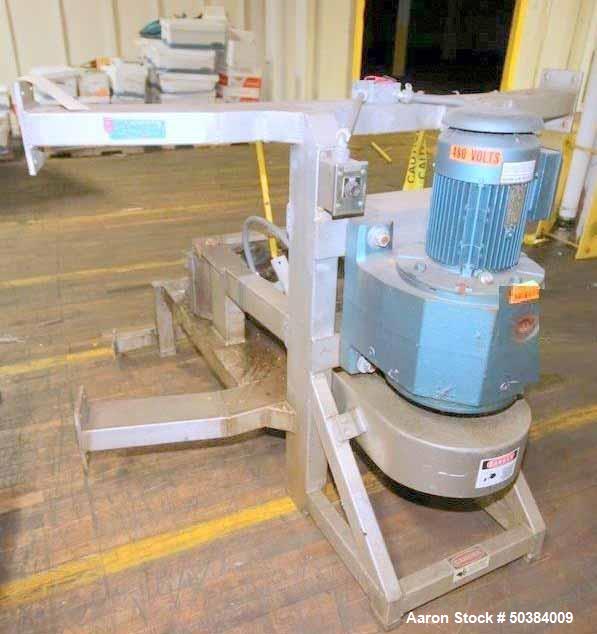 Used I.J. White Spiral Freezer Parts, with Stainless Steel Framing, Drive, and Stainless Steel Carousel.