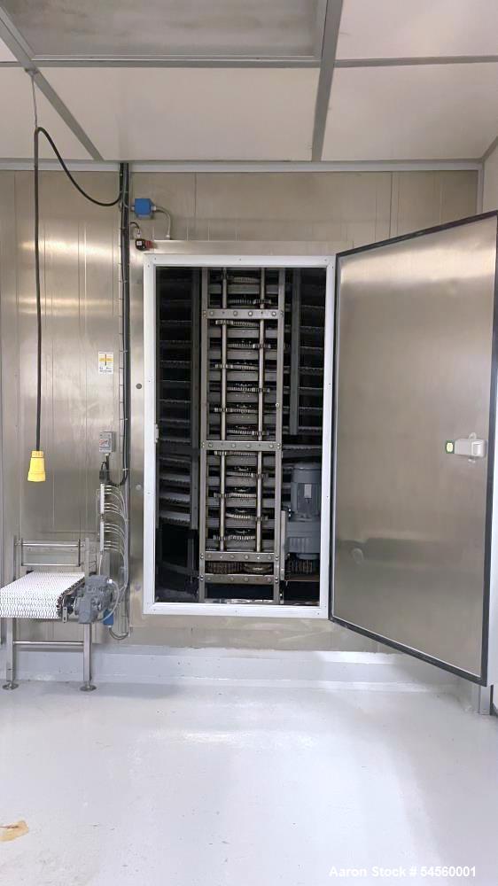 Used Alit 32-Tier Spiral Freezer with Compressor – Stainless Steel Food Processing Spiral Freezing System
