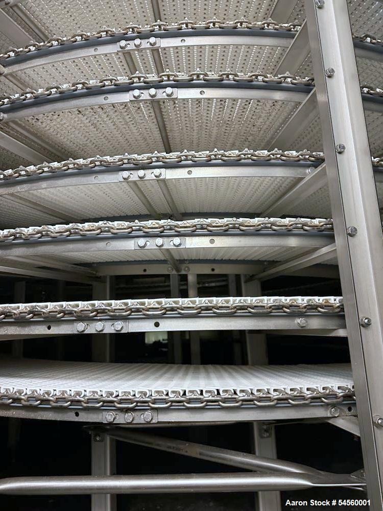 Used Alit 32-Tier Spiral Freezer with Compressor – Stainless Steel Food Processing Spiral Freezing System