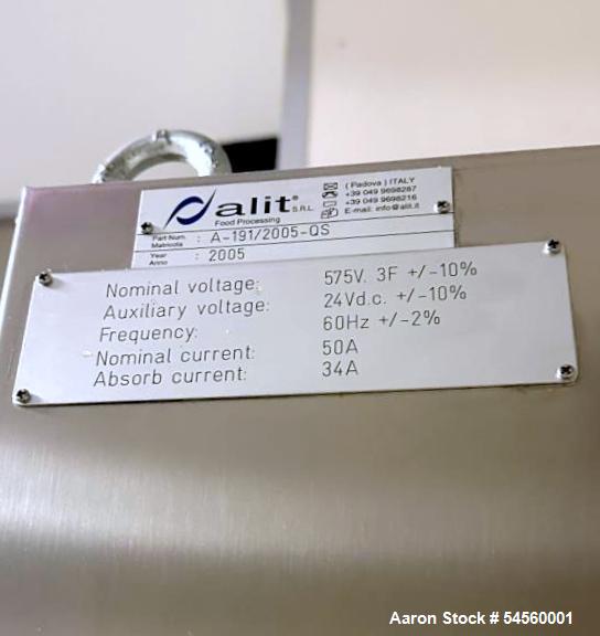 Used Alit 32-Tier Spiral Freezer with Compressor – Stainless Steel Food Processing Spiral Freezing System