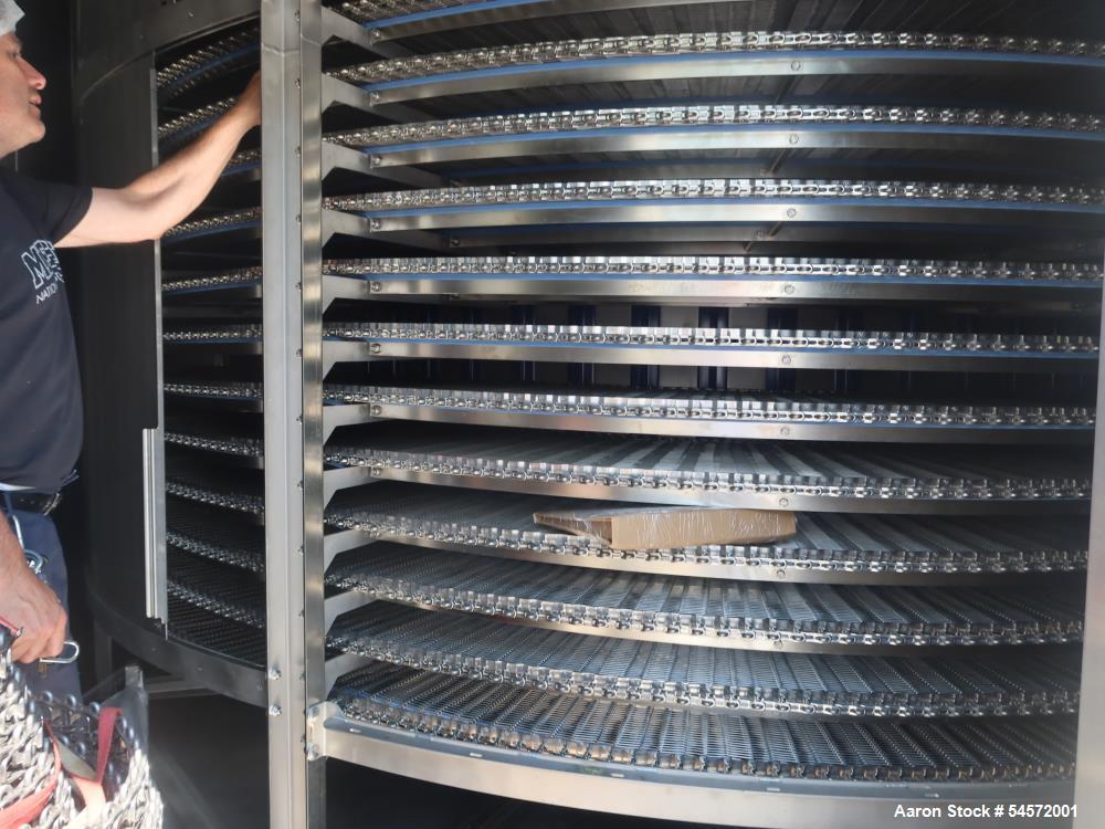 Unused JBT Alco PRO/ECO Continuous Spiral Freezer – 600 mm Belt Width Food Processing Spiral Freezer
