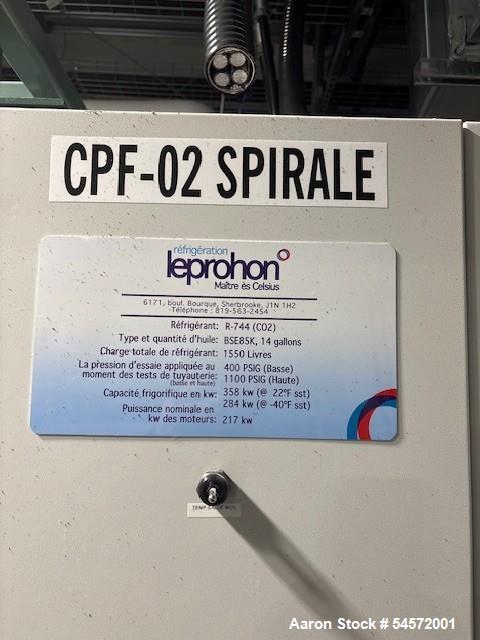 Unused JBT Alco PRO/ECO Continuous Spiral Freezer – 600 mm Belt Width Food Processing Spiral Freezer
