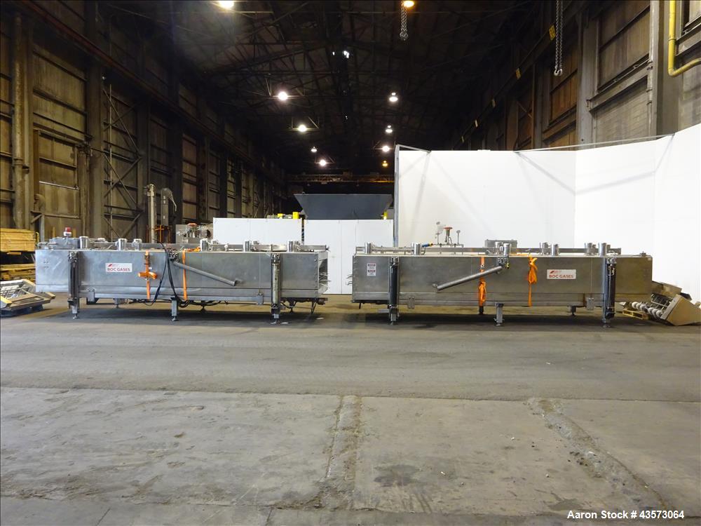 Used BOCS Gases Kwikfreeze System Nitrogen Freeze Tunnel, Model KFT50X40HYD.