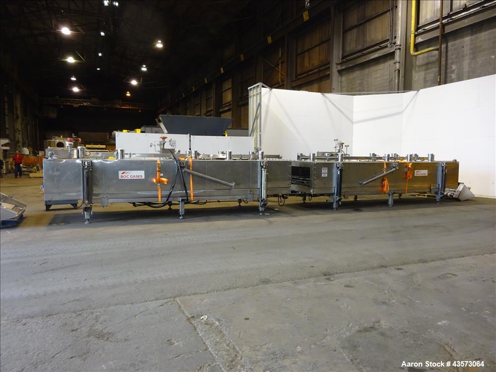 Used BOCS Gases Kwikfreeze System Nitrogen Freeze Tunnel, Model KFT50X40HYD.