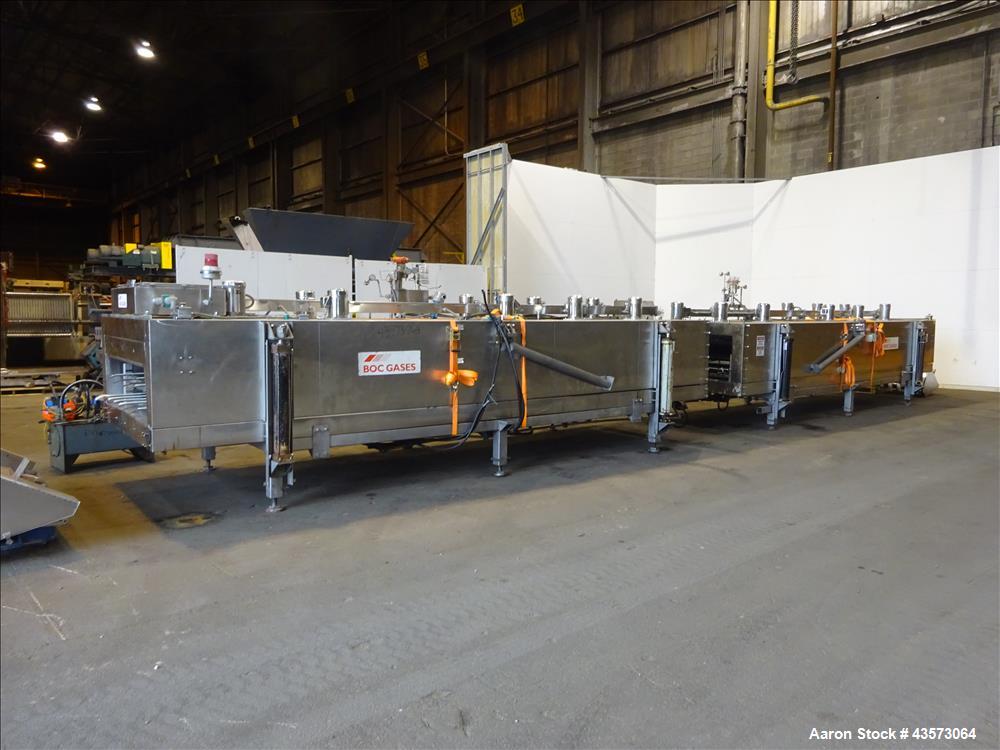 Used BOCS Gases Kwikfreeze System Nitrogen Freeze Tunnel, Model KFT50X40HYD.