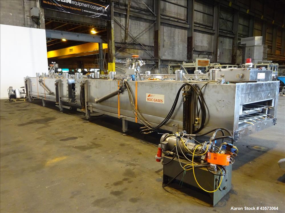 Used BOCS Gases Kwikfreeze System Nitrogen Freeze Tunnel, Model KFT50X40HYD.