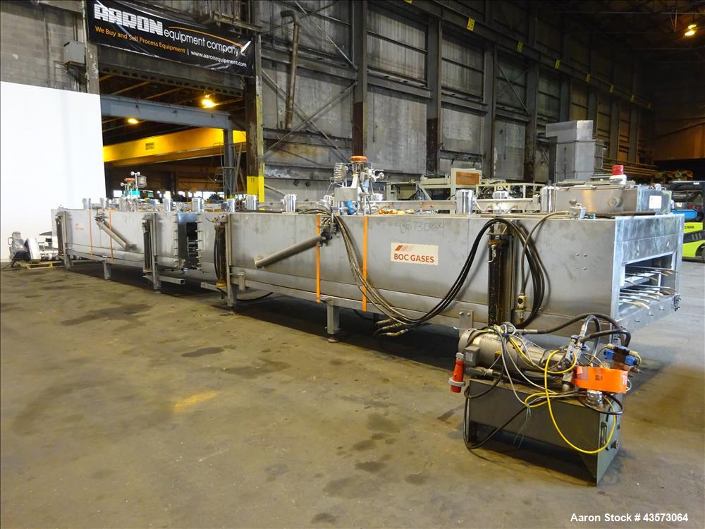 Used BOCS Gases Kwikfreeze System Nitrogen Freeze Tunnel, Model KFT50X40HYD.