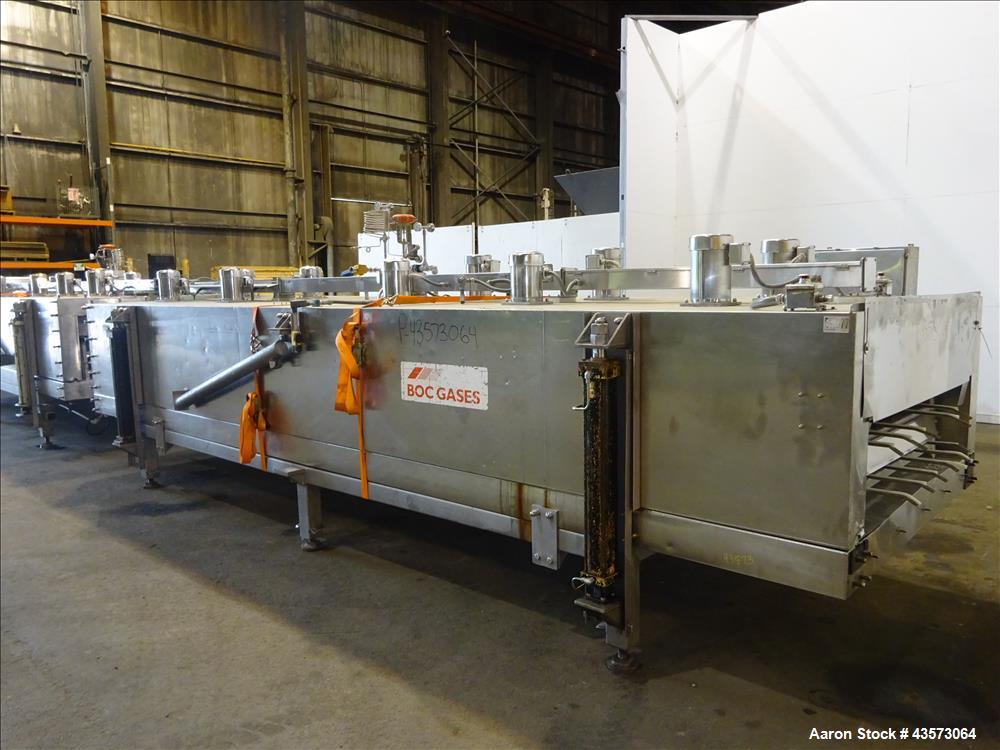 Used BOCS Gases Kwikfreeze System Nitrogen Freeze Tunnel, Model KFT50X40HYD.