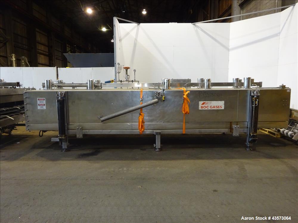 Used BOCS Gases Kwikfreeze System Nitrogen Freeze Tunnel, Model KFT50X40HYD.