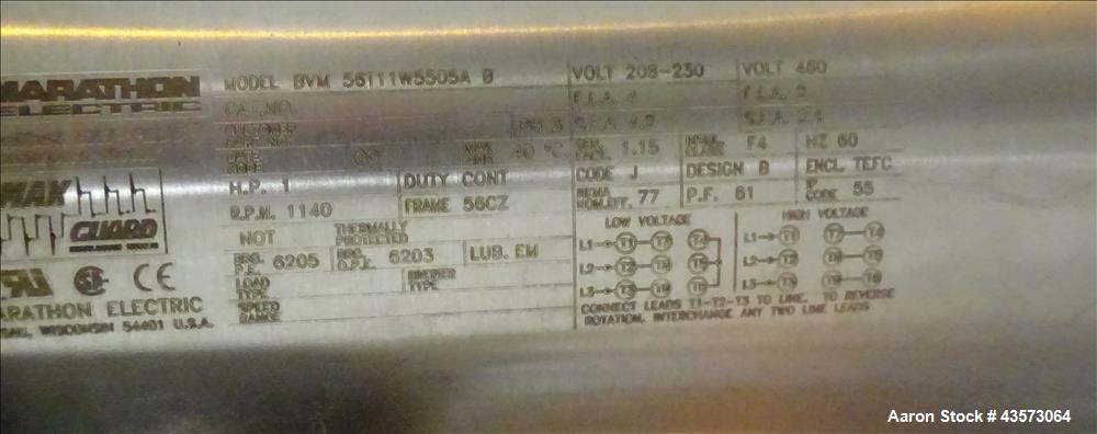 Used BOCS Gases Kwikfreeze System Nitrogen Freeze Tunnel, Model KFT50X40HYD.