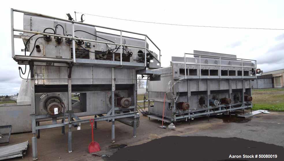 Used Frigoscandia AGA IQF Individual Quick Freezing Tunnel, Model L624.