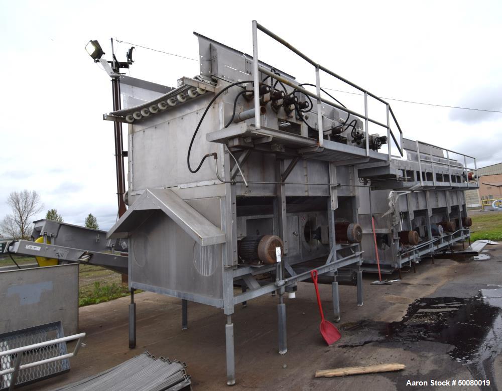 Used Frigoscandia AGA IQF Individual Quick Freezing Tunnel, Model L624.