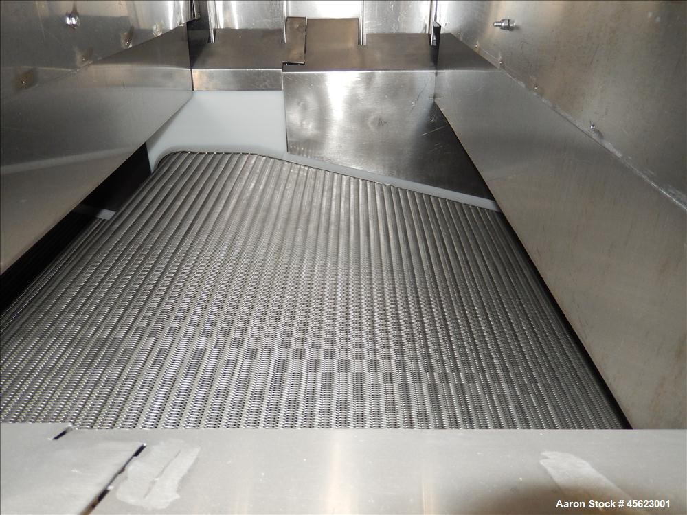Used Liquid Carbonic Model JE-U3A CO2 Flighted Belt Freeze Tunnel