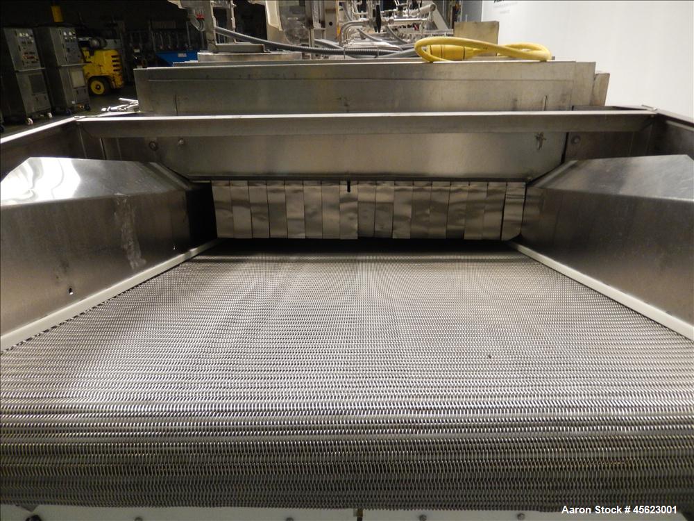 Used Liquid Carbonic Model JE-U3A CO2 Flighted Belt Freeze Tunnel