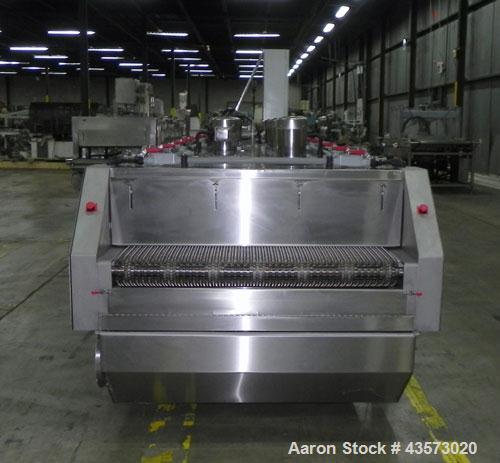 Used Martin Baron (MBI Cryo) MBI 1-48-0020-01 Nitrogen Freeze Tunnel. Has a 50"W mesh belt tunnel with 5" height clearance. All stainless steel frame. Nema 4X controls. UL Listed. The chamber is 22' ...