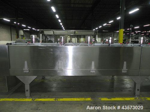 Used Martin Baron (MBI Cryo) MBI 1-48-0020-01 Nitrogen Freeze Tunnel. Has a 50"W mesh belt tunnel with 5" height clearance. All stainless steel frame. Nema 4X controls. UL Listed. The chamber is 22' ...