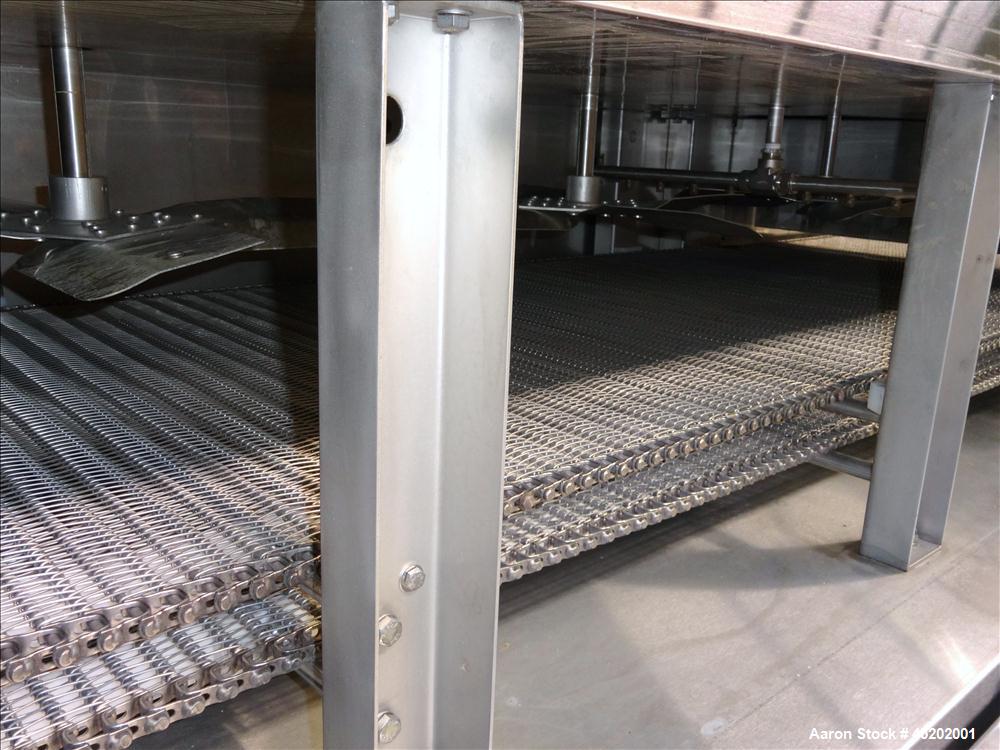 Used Martin / Baron Cryogenic Tunnel Freezer, Model MBI-30-0006-01, Stainless S
